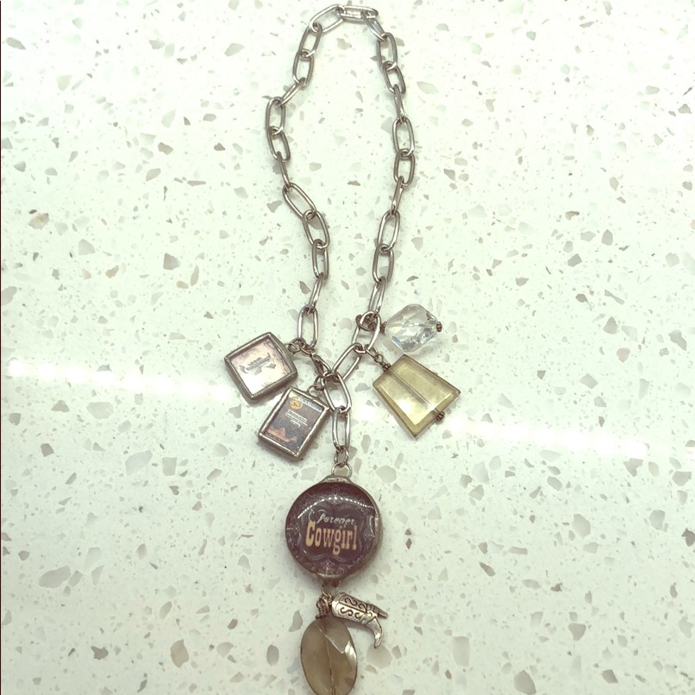 Chunky cowgirl western necklace